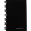 Cambridge® Limited® 30% Recycled Business Notebook, 4 7/8" x 8", 1 Subject, Legal Ruled, 80 Sheets, Black (06074)