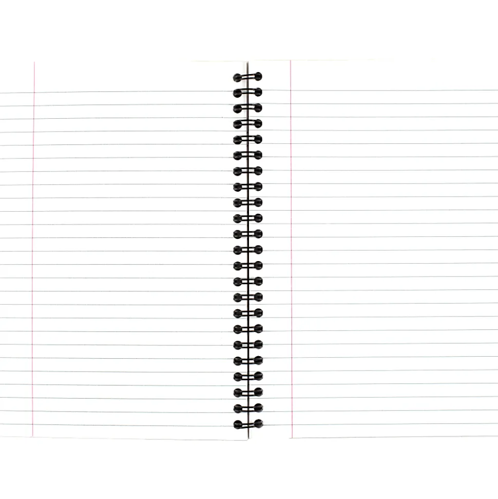 Cambridge® Limited® 30% Recycled Business Notebook, 4 7/8" x 8", 1 Subject, Legal Ruled, 80 Sheets, Black (06074)