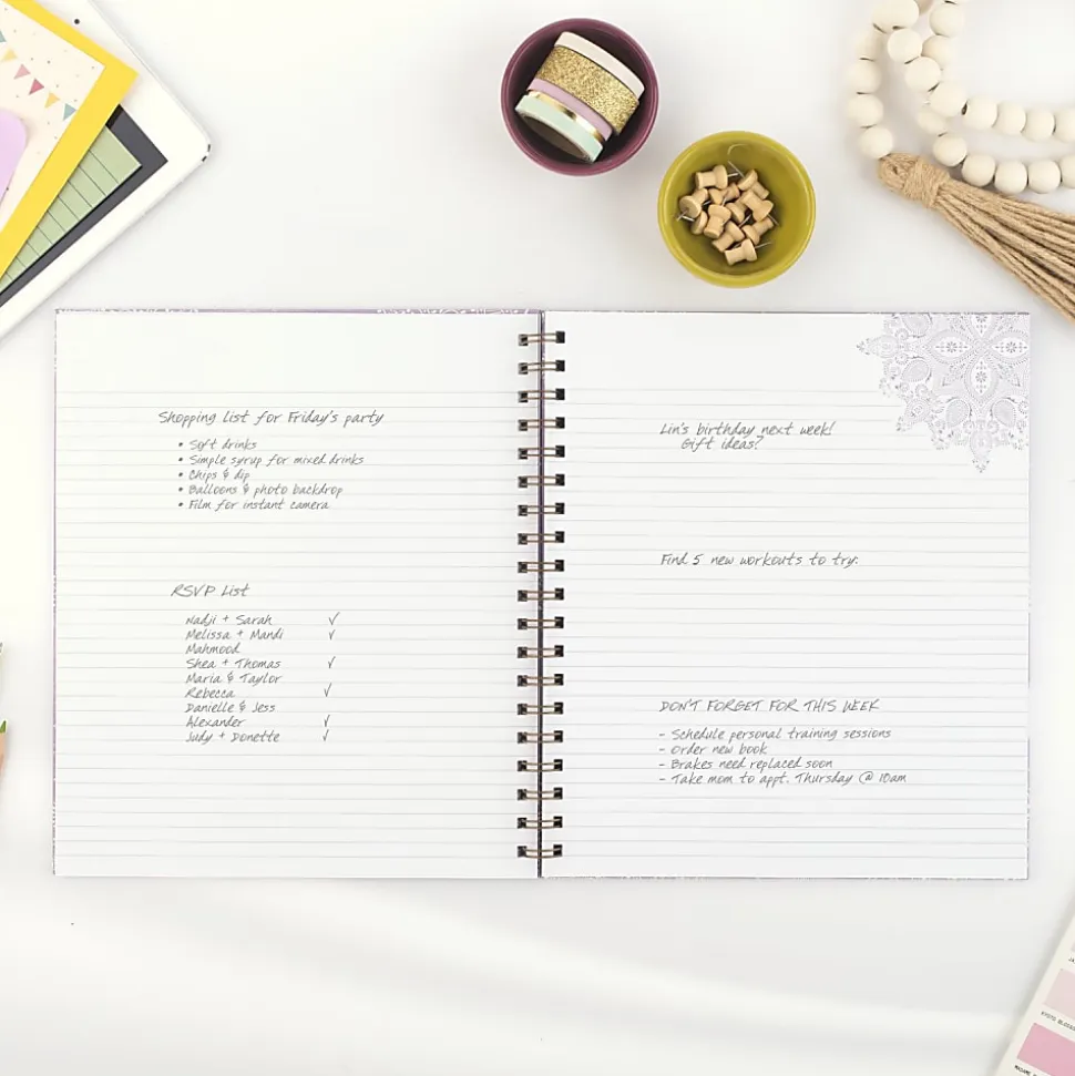 Cambridge® Madison Notebook, 80 Sheets, Hardcover, Medium, 8" x 10"