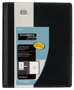 Cambridge® Notetaker Refillable Notebook, 8 1/2