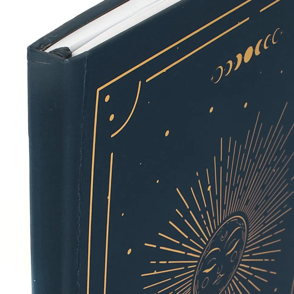 Cambridge® Solstice Journal, 8” x 10”, Legal Rule, 96 Sheets, Navy/Gold
