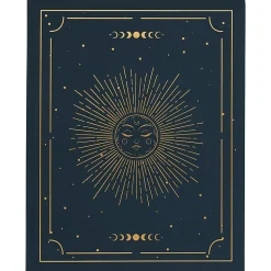 Cambridge® Solstice Journal, 8” x 10”, Legal Rule, 96 Sheets, Navy/Gold