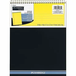 Cambridge® Stiff-Back Wire Bound Notebook, 8-1/2