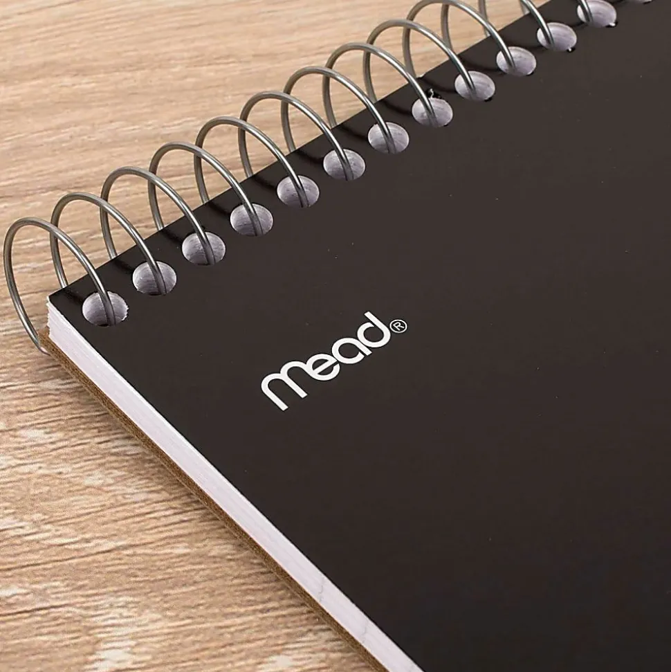 Cambridge® Stiff-Back Wire-Bound Notepad, Letter Size, College Rule, Navy