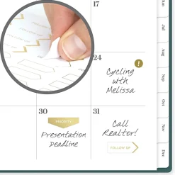 Cambridge® WorkStyle® Classic 2026 Weekly Monthly Planner, Transformative Teal, Large, 8 1/2