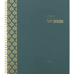 Cambridge® WorkStyle® Classic 2026 Weekly Monthly Planner, Transformative Teal, Large, 8 1/2