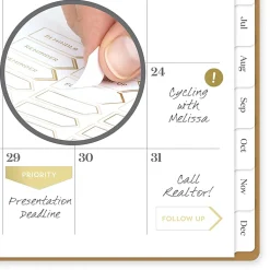 Cambridge® WorkStyle® Focus 2026 Weekly Monthly Planner, Sunbaked Clay, Small, 5 1/2
