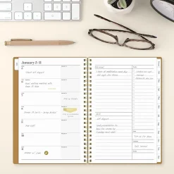 Cambridge® WorkStyle® Focus 2026 Weekly Monthly Planner, Sunbaked Clay, Small, 5 1/2