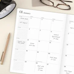 Cambridge® WorkStyle® 2026 Monthly Planner, Sunbaked Clay, Large, 8 1/2