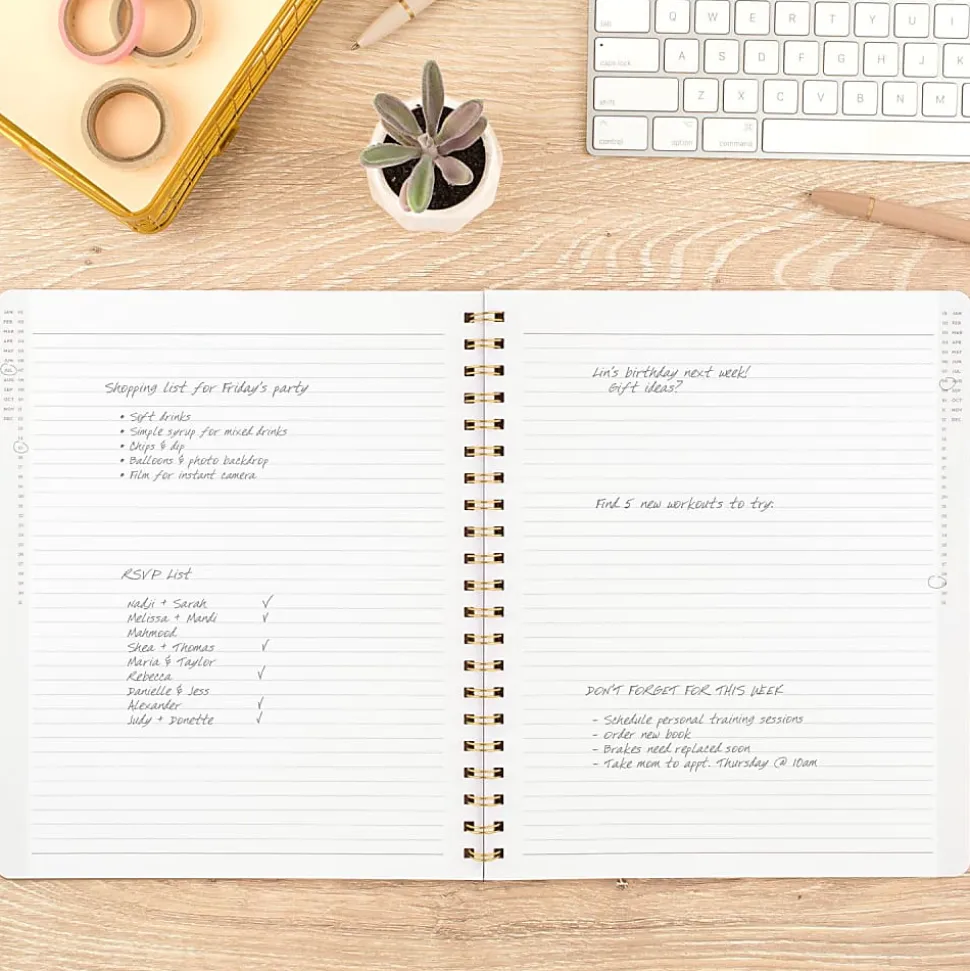 Cambridge® WorkStyle® Notebook, 80 Sheets, Timeless Taupe, Large, 8 1/2" x 11"