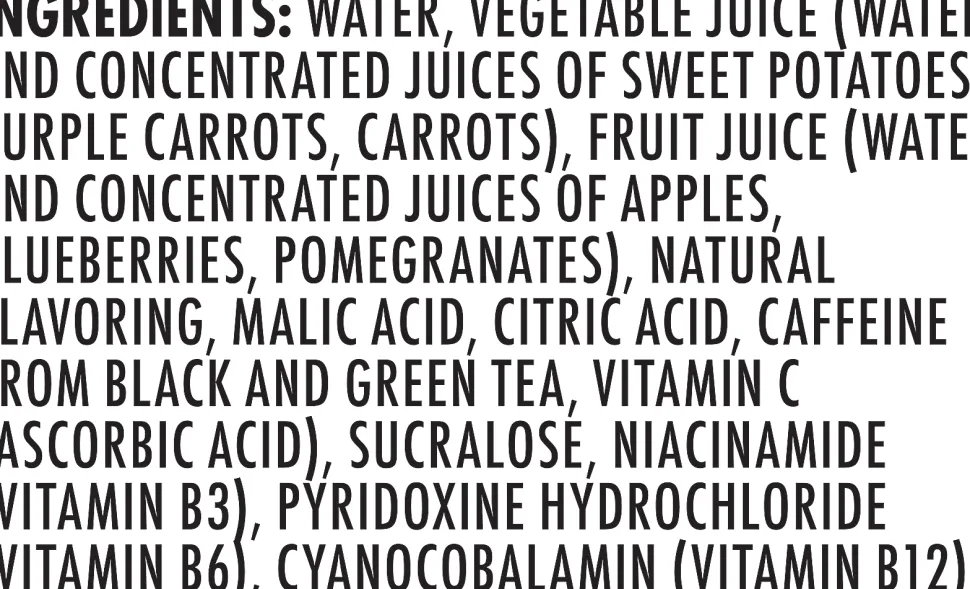 Campbell's V8 +ENERGY Pomegranate Blueberry Energy Drinks, 8 Oz, Case Of 24 Drinks