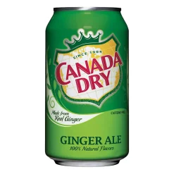 Canada Dry Ginger Ale, 12 Oz, Case Of 24 Cans