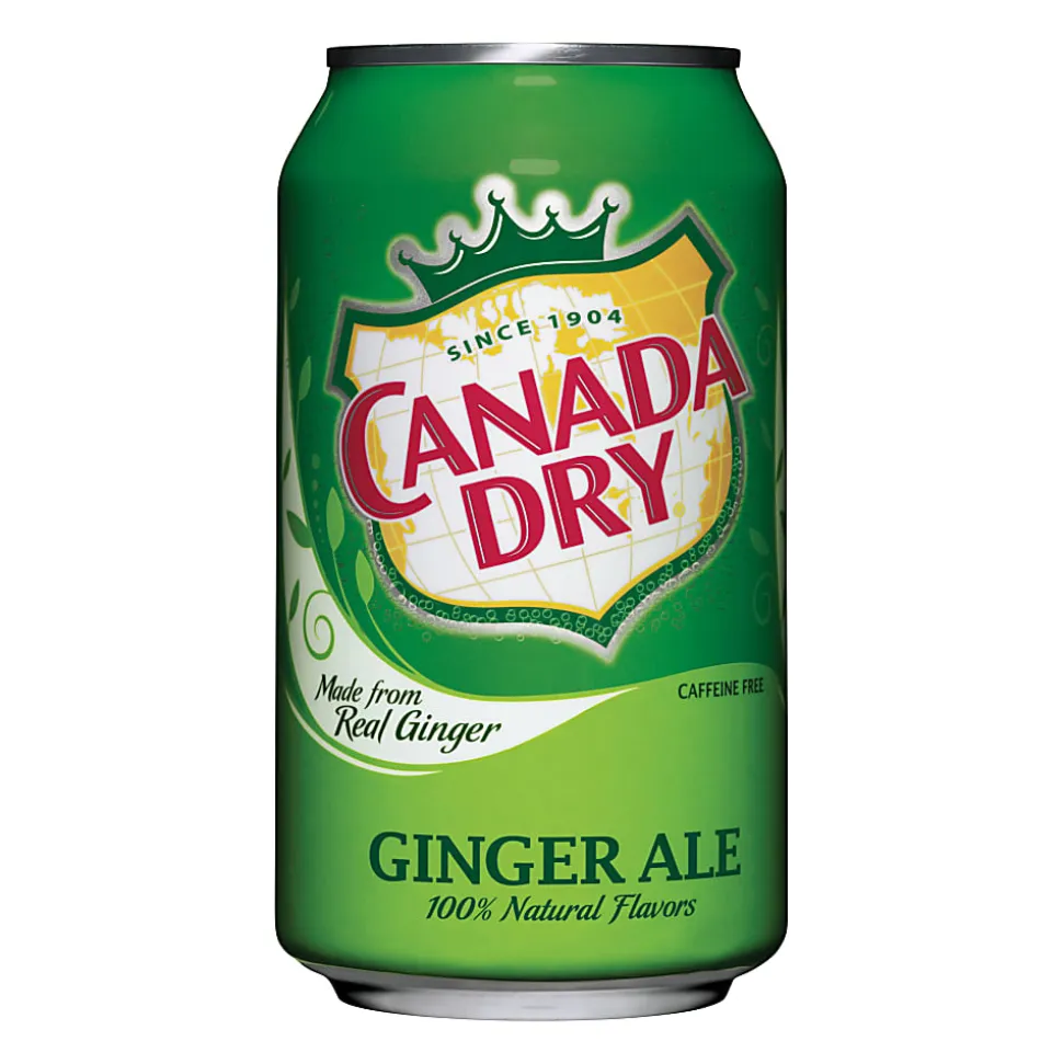 Canada Dry Ginger Ale, 12 Oz, Case Of 24 Cans