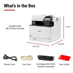 Canon imageCLASS MF753Cdw II Wireless Duplex Laser Color Printer