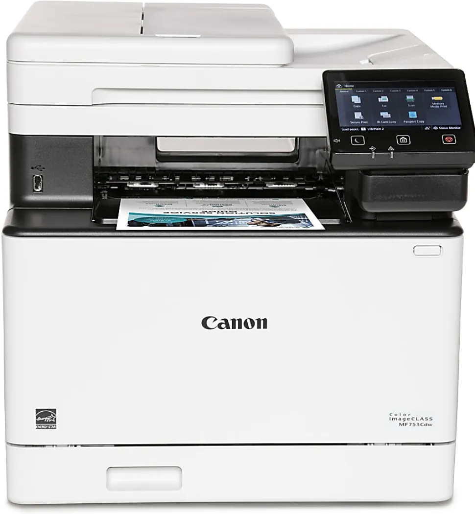 Canon® imageCLASS® MF753Cdw Wireless Laser All-In-One Color Printer