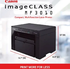 Canon® imageCLASS® MF3010 VP All-In-One Monochrome Laser Printer