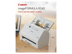 Canon imageFORMULA RS40 - Document scanner - Contact Image Sensor (CIS) - Duplex - Legal - 600 dpi - up to 40 ppm (mono)/up to 30 ppm (color)