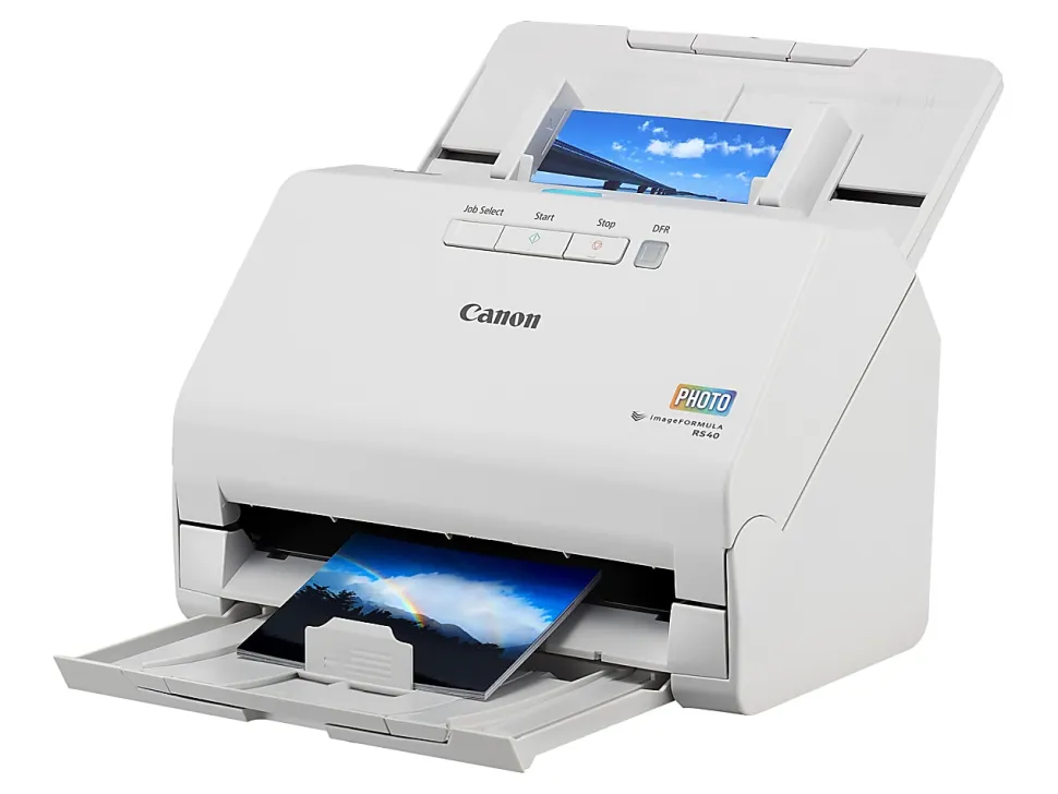 Canon imageFORMULA RS40 - Document scanner - Contact Image Sensor (CIS) - Duplex - Legal - 600 dpi - up to 40 ppm (mono)/up to 30 ppm (color)