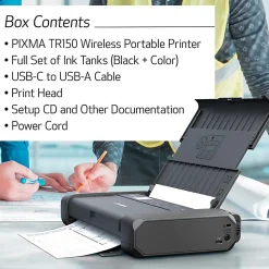 Canon® PIXMA™ TR150 Wireless Mobile Color Printer