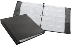 Cardinal® Business Collection Card File Binder, 11 5/8"H x 10 1/2"W x 1 3/4"D, Black