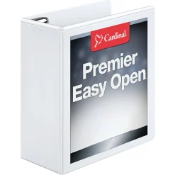 Cardinal® EasyOpen™ ClearVue™ Locking View 3-Ring Binder, 4