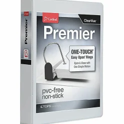 Cardinal® EasyOpen™ ClearVue™ Locking View 3-Ring Binder, 2