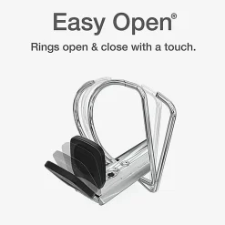 Cardinal® EasyOpen™ ClearVue™ Locking View 3-Ring Binder, 5