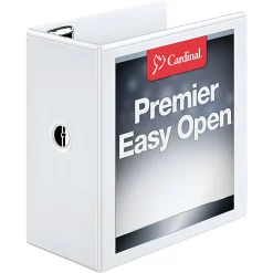Cardinal® EasyOpen™ ClearVue™ Locking View 3-Ring Binder, 5