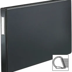 Cardinal® EasyOpen™ Tabloid Reference 3-Ring Binder, 1" Slant Rings, Black