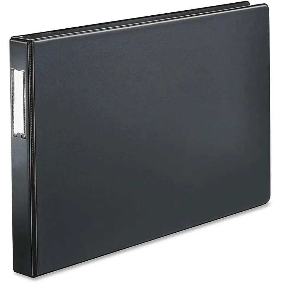 Cardinal® EasyOpen™ Tabloid Reference 3-Ring Binder, 1" Slant Rings, Black