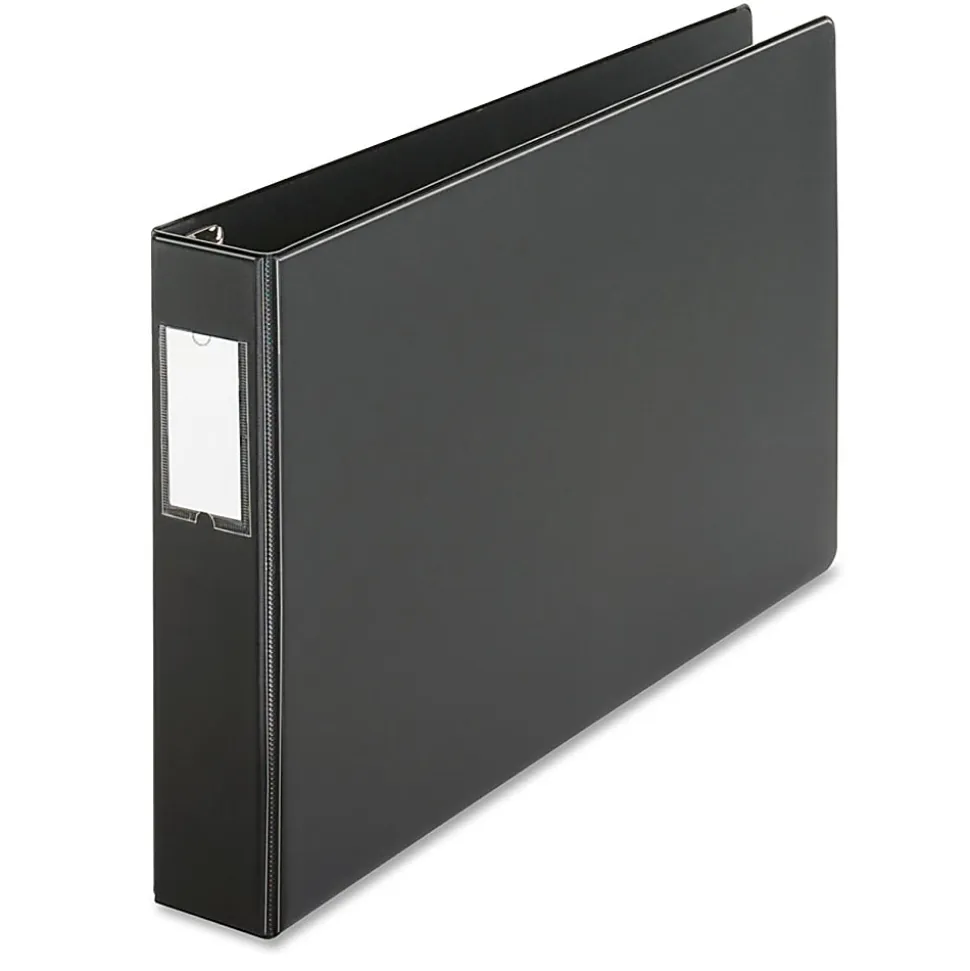 Cardinal® EasyOpen™ Tabloid Reference 3-Ring Binder, 2" Slant Rings, Black