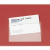 Cardinal® HOLDit!® Business Card Pockets, Top Loading, 3 3/4" x 2 3/8", Pack Of 10