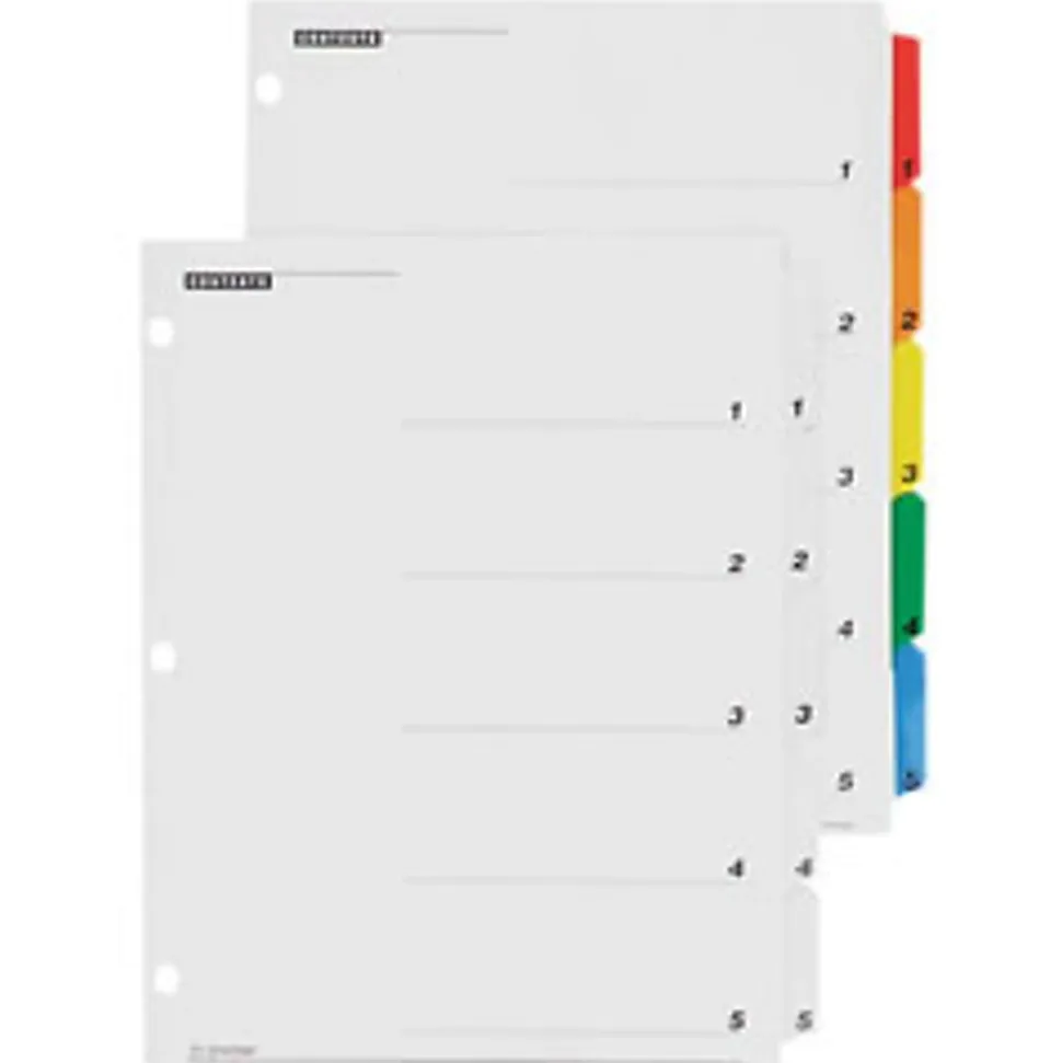 Cardinal® OneStep® Index System, 1-8 Tab, Multicolor