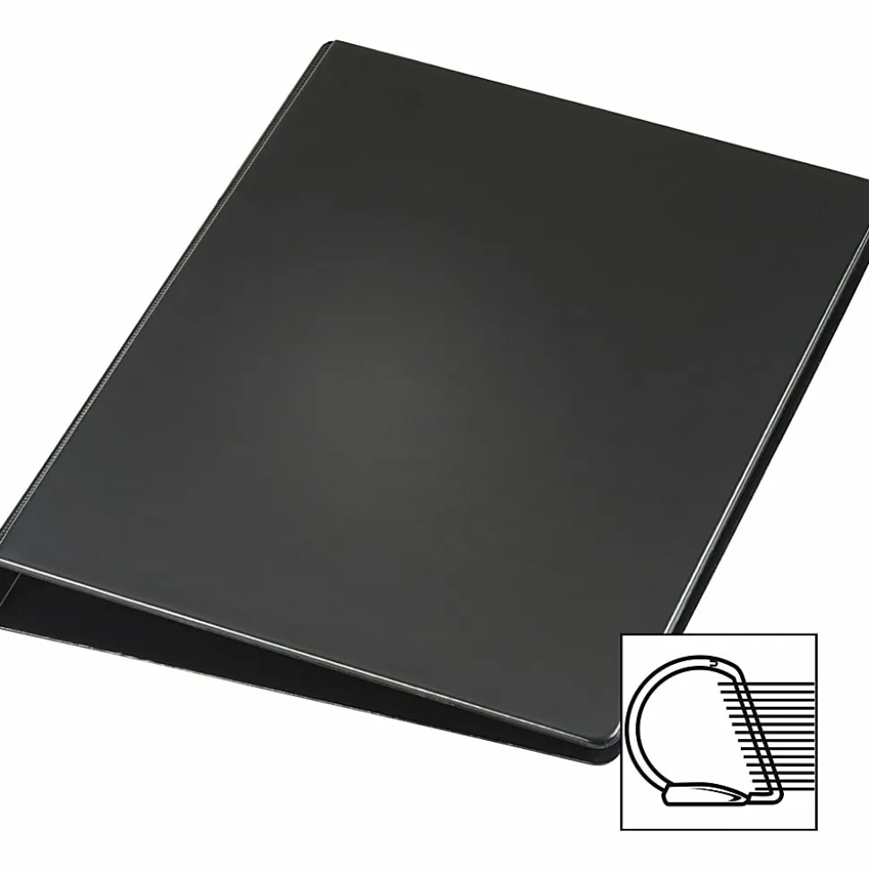 Cardinal® Slant-D® Legal-Size 3-Ring Binder, 1" Slant Rings, Black
