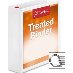 Cardinal Treated ClearVue™ Locking 3-Ring Binder, 2