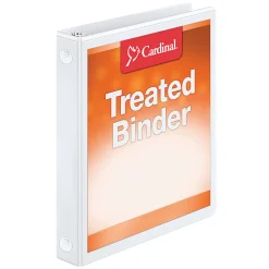 Cardinal Treated ClearVue™ Locking 3-Ring Binder, 4