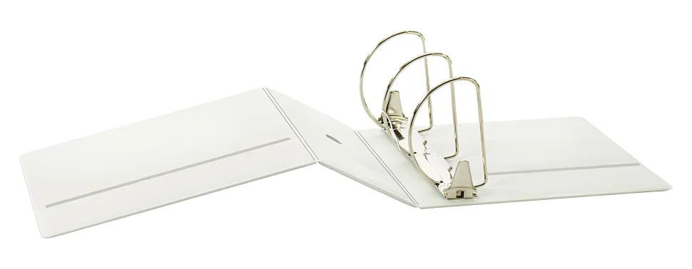 Cardinal® XtraLife™ ClearVue™ Nonstick Locking Slant 3-Ring Binder, 6" D-Rings, White