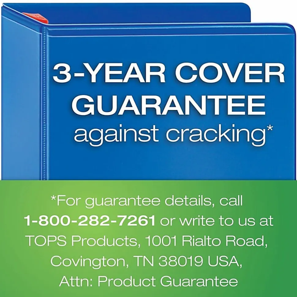 Cardinal® XtraLife™ Locking Slant-D® Ring 3-Ring Binder, 1" D-Rings, Blue