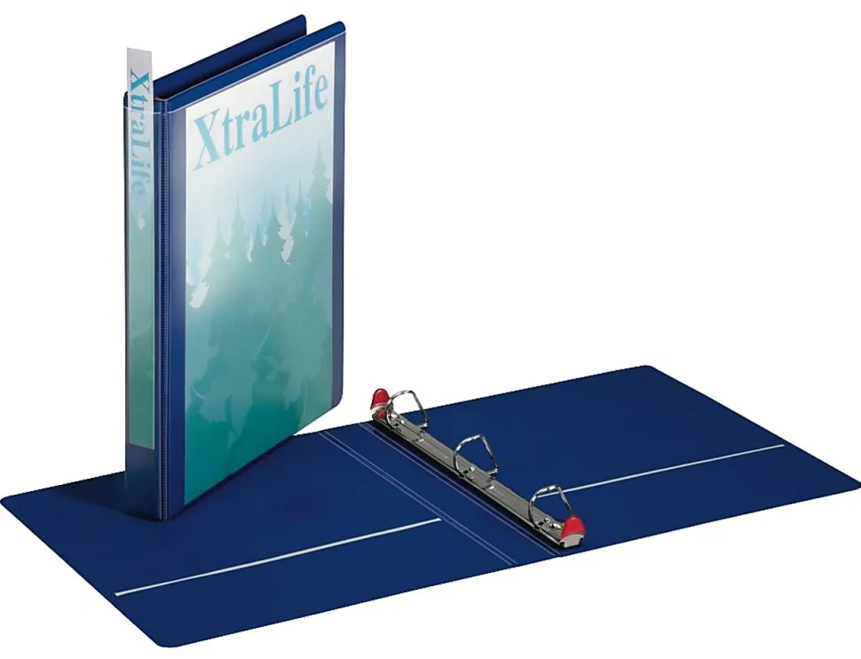 Cardinal® XtraLife™ Locking Slant-D® Ring 3-Ring Binder, 1" D-Rings, Blue