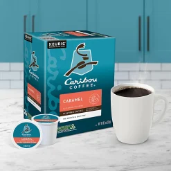 Caribou Coffee® Single-Serve Coffee K-Cup®, Caramel Hideaway, Carton Of 24