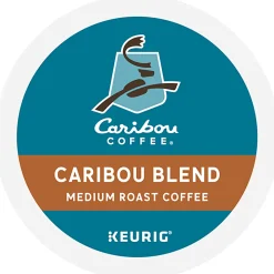 Caribou Coffee® Single-Serve Coffee K-Cup® Pods, Caribou Blend, Carton Of 24