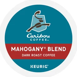 Caribou Coffee® Single-Serve Coffee K-Cup® Pods, Mahogany, Carton Of 24