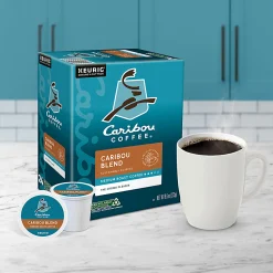 Caribou Coffee® Single-Serve Coffee K-Cup®, Caribou Blend, 96 Count (4 Packs of 24)
