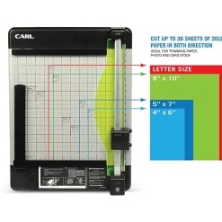 Carl® DC-210 Heavy-Duty Rotary Paper Trimmer, 12