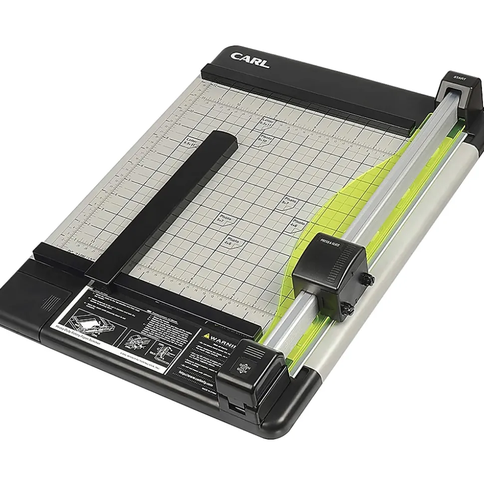 Carl® DC-210 Heavy-Duty Rotary Paper Trimmer, 12"