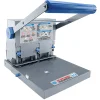 CARL® Heavy-Duty 3-Hole Punch, Blue/Gray