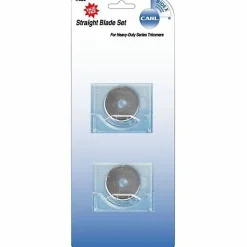 Carl® K-28 Straight-Cut Heavy-Duty Rotary Trimmer Blades, Pack Of 2