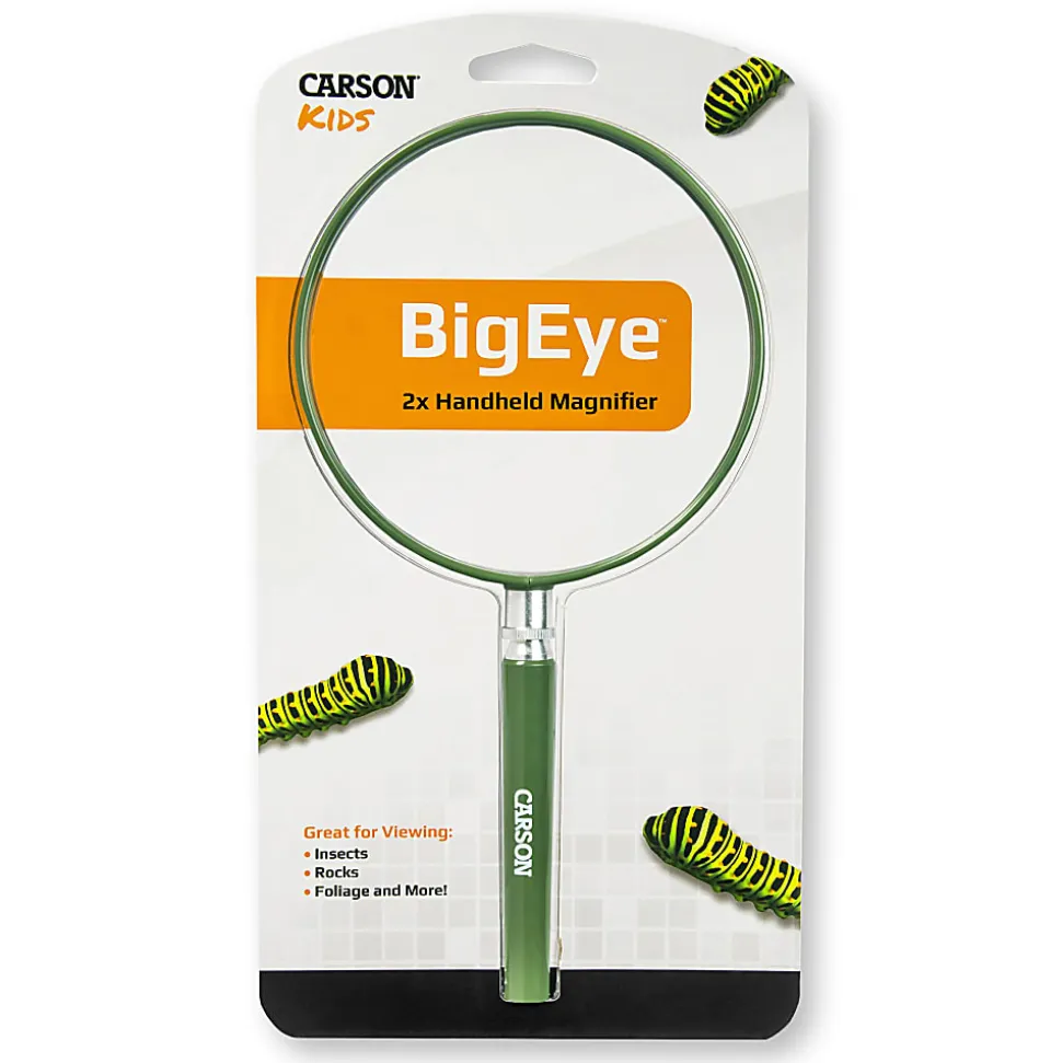 CARSON® 5-In. BigEye™ 2x Round Handheld Magnifier, Green, 1