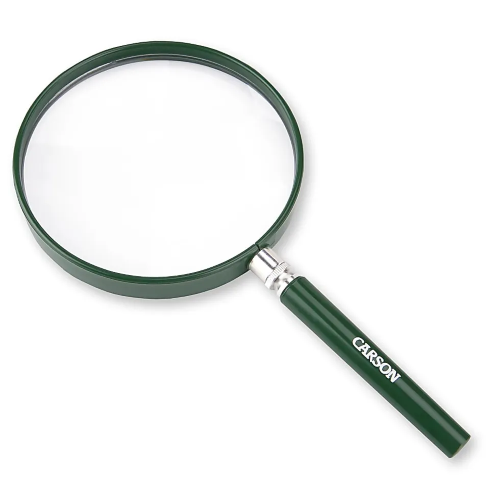 CARSON® 5-In. BigEye™ 2x Round Handheld Magnifier, Green, 1
