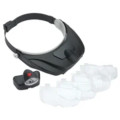 CARSON MagniVisor Deluxe LED Head Visor Magnifier